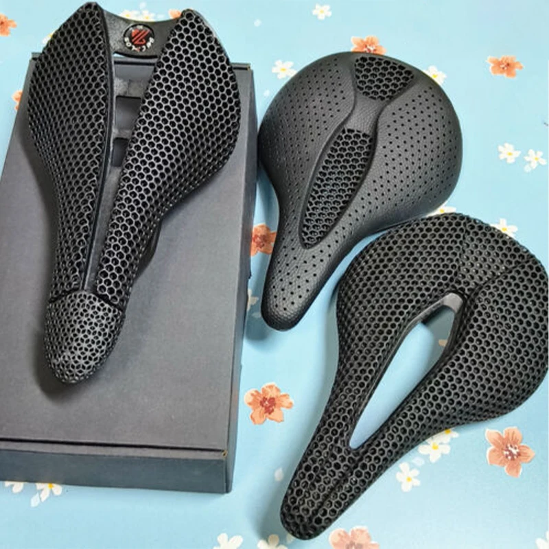 

BUCKLOS Carbon 3D Printed Saddle Ultralight Bicycle Seat Cushion Men Women Bike Saddle Road MTB Mountain Gravel Cycling Parts