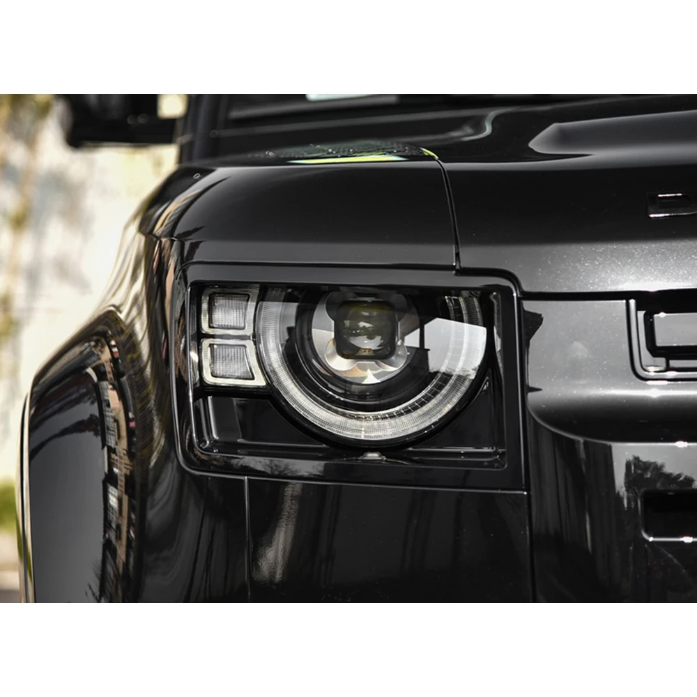 For Land Rover Defender 2020 2021 2022 Lamp Shade Headlamp Shell Transparent Lampshade Headlight Cover Lens Plexiglass