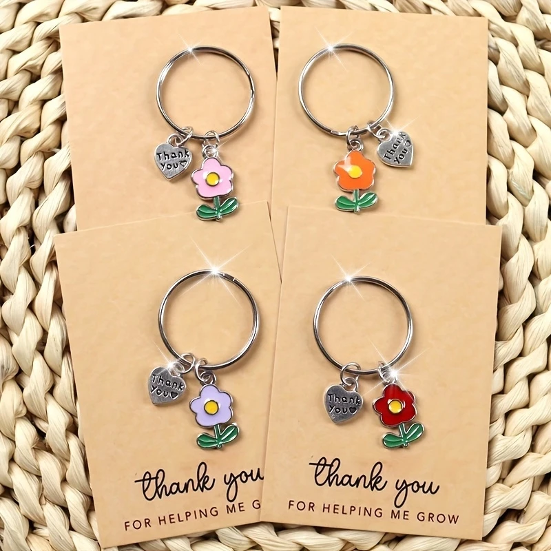 Plant Parent Gift Set - Set di 4 Portachiavi con Charm