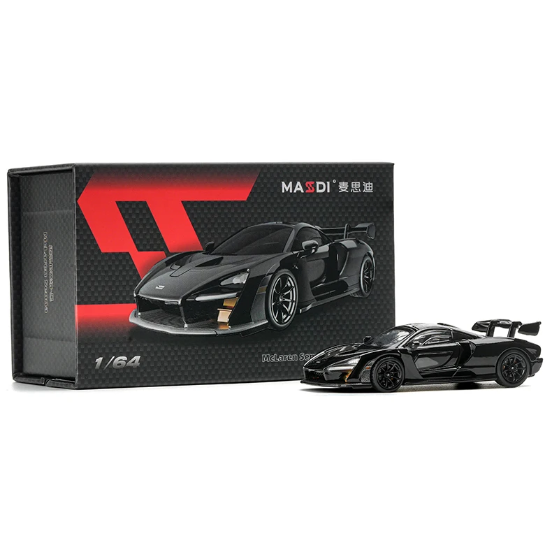 マスディ-1-64スケール-セナ-スポーツカー-シミュレーション-合金製カーモデル-静態ディスプレイ-コレクション玩具-ギフト-装飾品-記念品