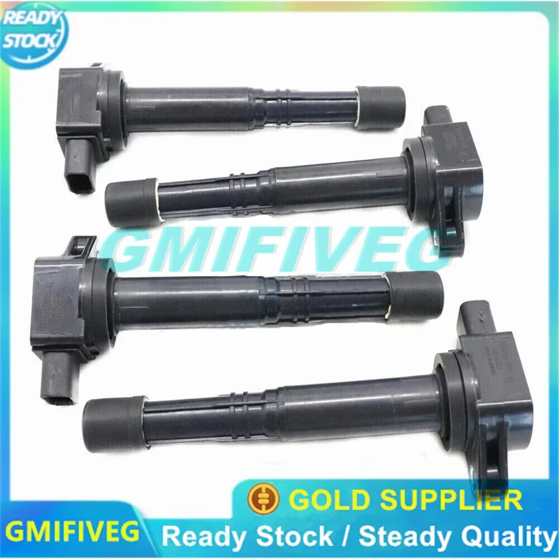 4PCS Car Ignition Coil For Acura CSX RSX Honda Civic Element CR-V Accord S2000 Pilot 2.4L 30520-PNA-007 30520-RRA-007 099700-070