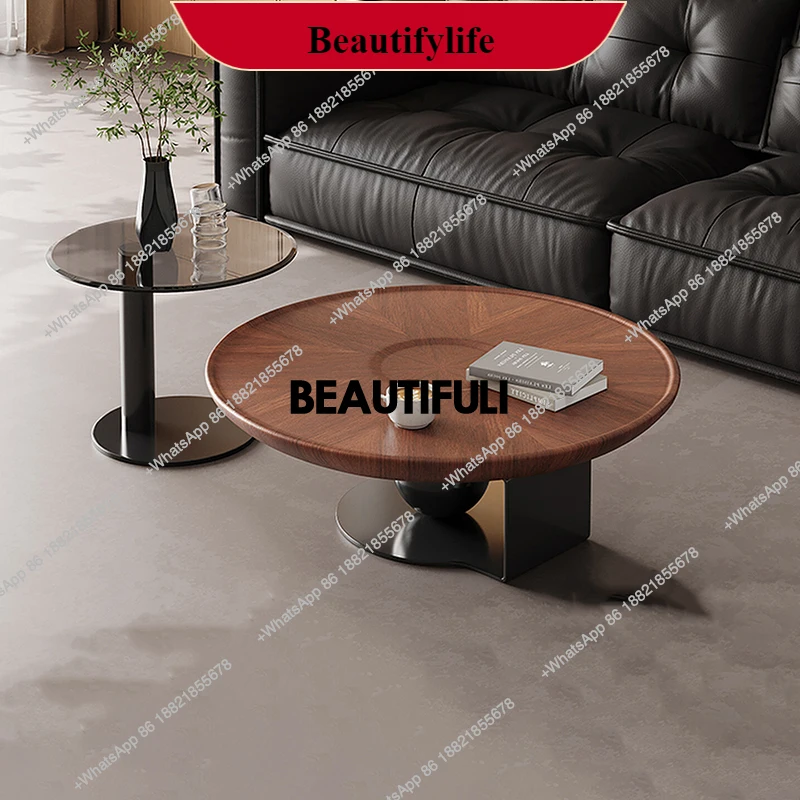 

Storage Luxury Coffee Table Vintage Premium Aesthetic Elegant Side Table Glam Modern Removable Table Living Room Furniture
