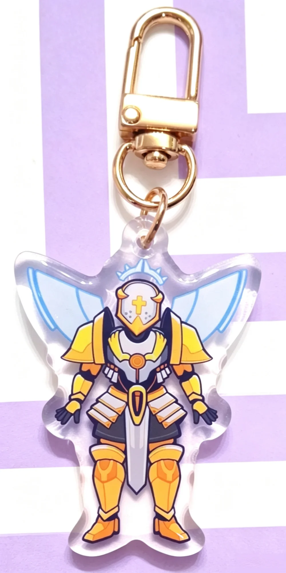 Ultra Kill Mini Pendant V1 V2 Gabriel 2 Acrylic Keychain for Anime Game Fans Collectible Jewelry Gift