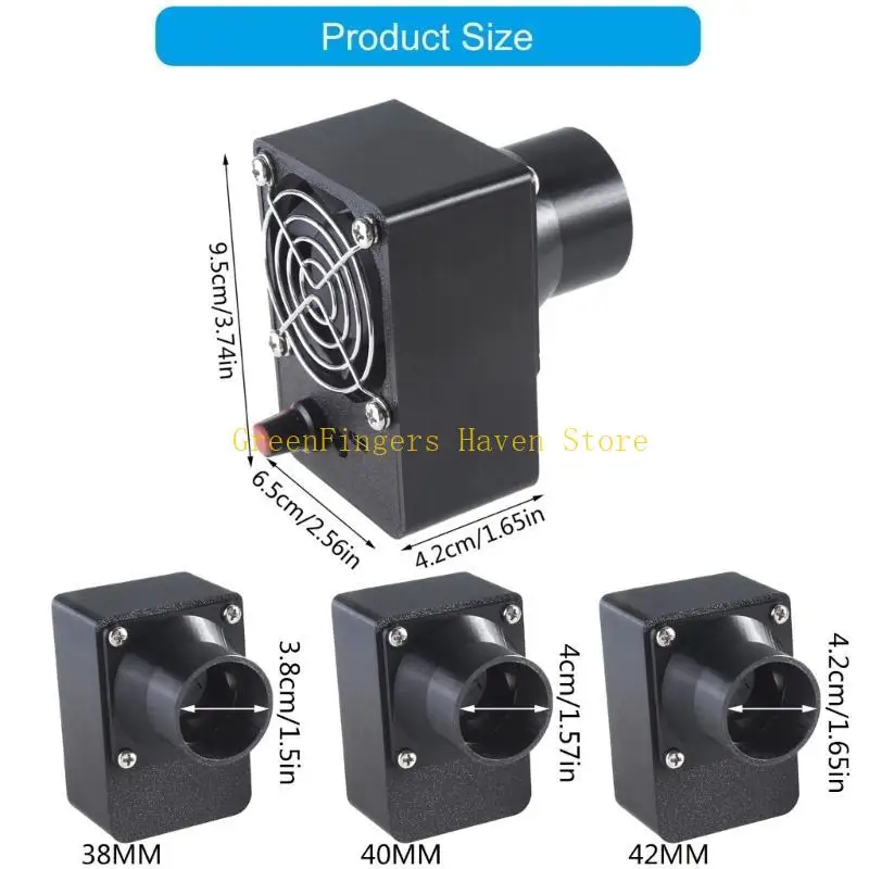 F68D 12V High Efficiency Blower Fan for BBQ Bellow and Camping Charcoal Lighting