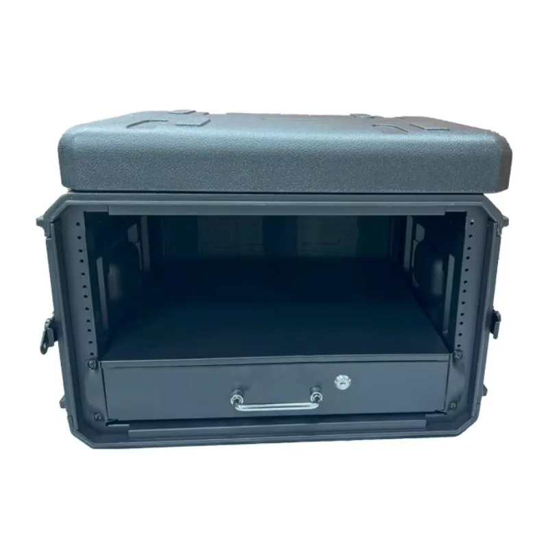 2U 4U 6U 8U 12U 14U DJ Case Molded Shock Mount DJ Rack Case for Audio-Visual Amplifier Flight Shipping Case