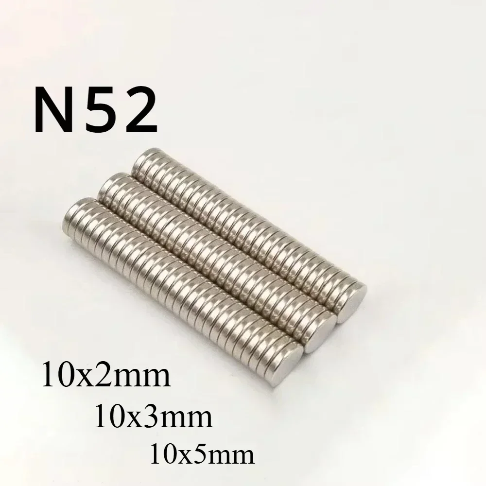 N52 10x5 10x10 Magnets Powerful 10*10 10*5  Disc Neodymium Magnetic  Ebike 3D Printer Search Fridge Magnets Booster Strorage