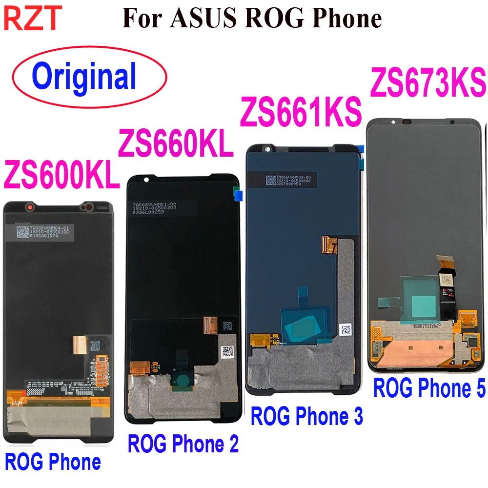 Original LCD For ASUS ROG 1 2 3 5 6 7 LCD Display Touch Screen Digitizer Assembly