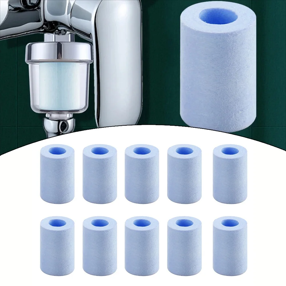 10PCS Universal Shower Filter Water Outlet Purifier Kits Replaceable Kitchen Bathroom Shower Household Filter