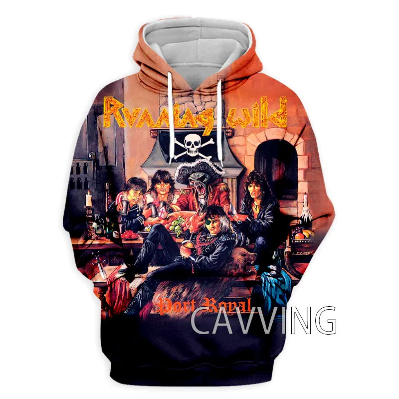 CAVVING 3D Printed  Running Wild Rock   Hoodies Hooded Sweatshirts Harajuku  Tops Fashion Clothing for Women/men