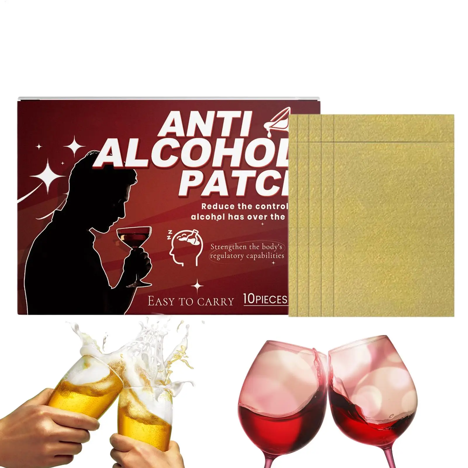 Body Care Patches Reduce After Drinking Body Discomfort Refresh Spirit Social Gatherings Alcohol Regulation Anti Alcohol Patch