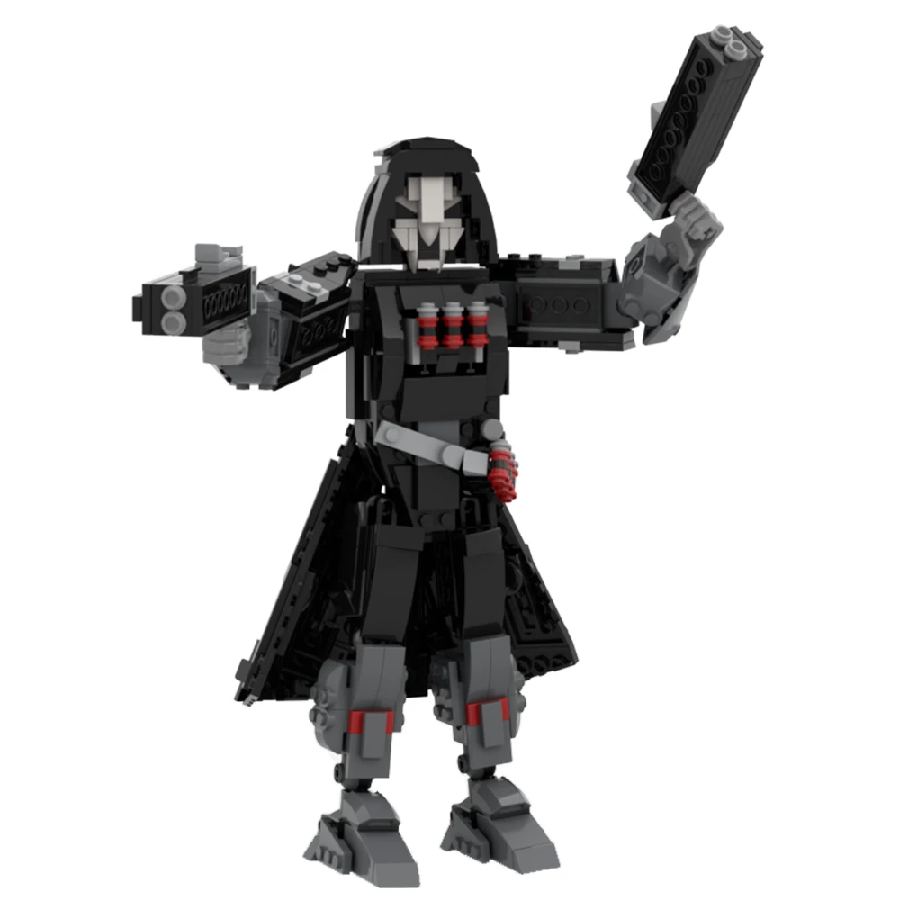 

MOC black Soul Reapered Mech Warriors Building Block Set Game Shooting Game The Gods of Death Brick Ghosts Battles Детские игрушки
