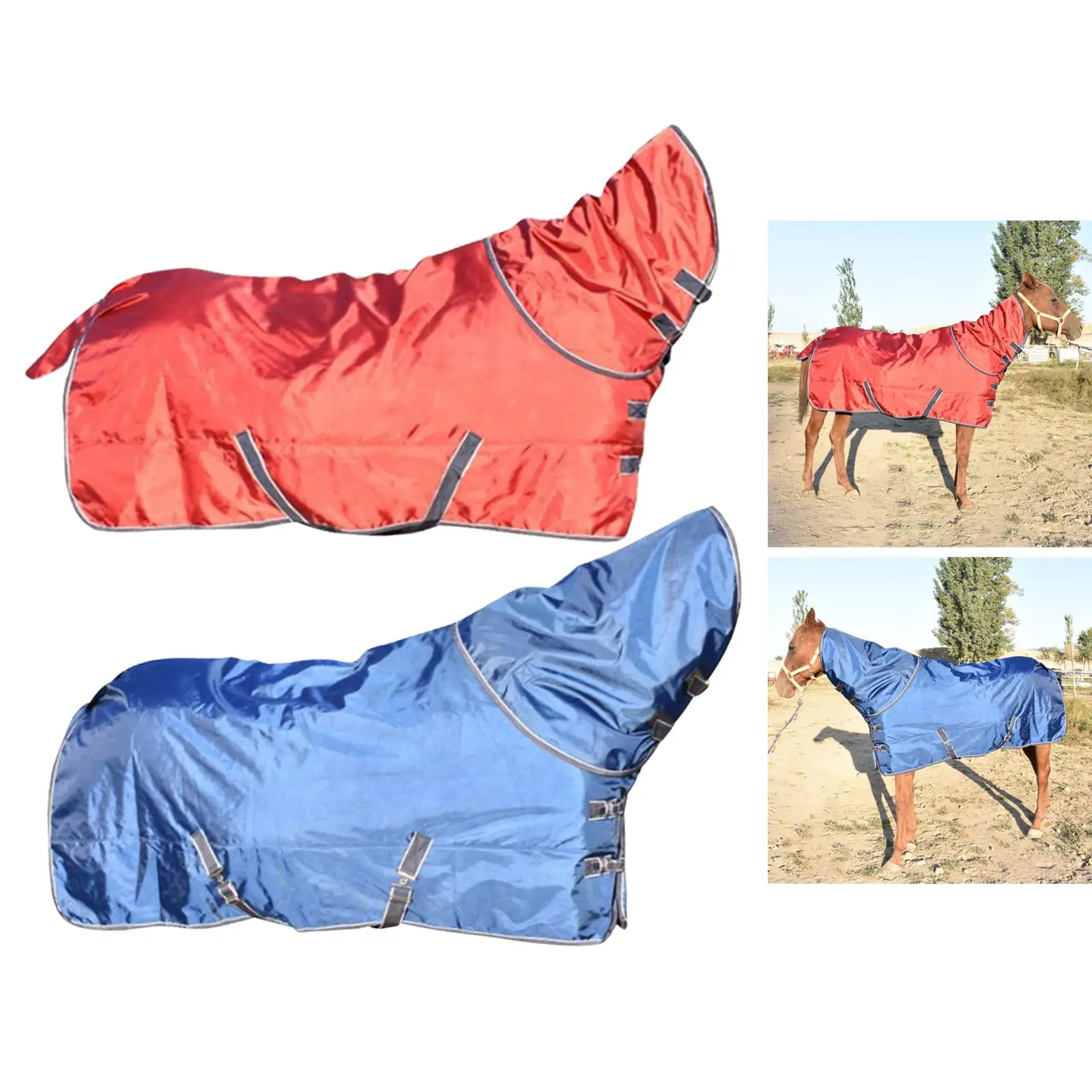 Waterproof Thermal Horse Turnout Sheet Rianproof Blanket Adjustable Horses