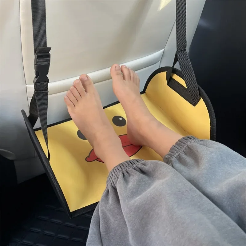 Car Rear Seat Foot Rest Pedal for Adults Kids, Travel Leg Rest Cushion for Long Journey, Car Accessories for Home