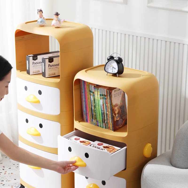 Armoire de rangement de jouets pour enfants, boîte MELBox en plastique polyvalente, style mignon le plus populaire, 2021