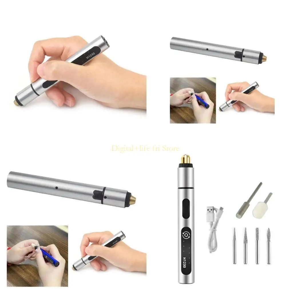 

E06D Electric Micro Engraver Pen Carve Engraving Tool Cordless Engraver for DIY Jewelry Making