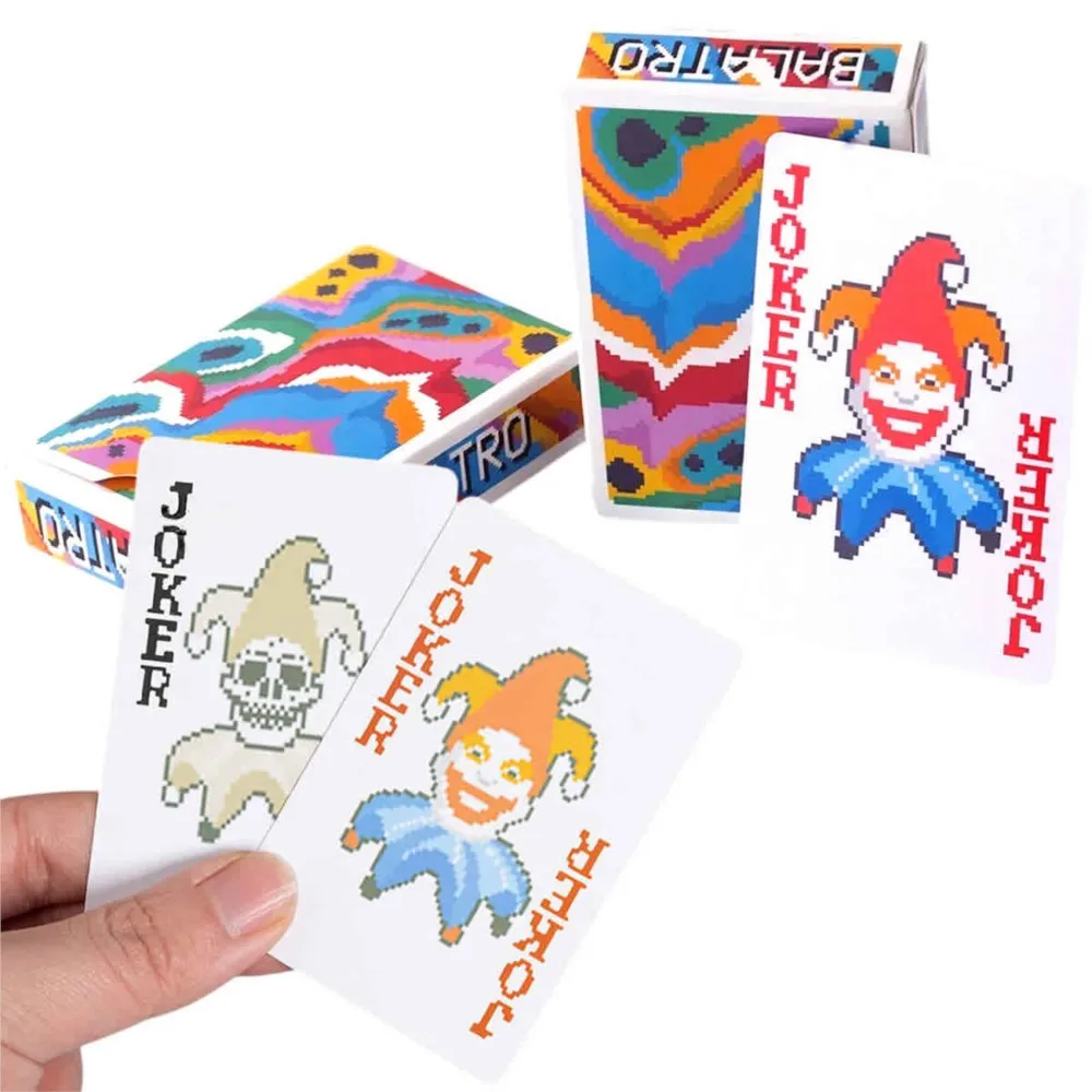 Balatro Joker Playing Cards Classic Cartoon Kids Portable Poker Card Deck Set Party Game Hobby Collectibles Toy Collection