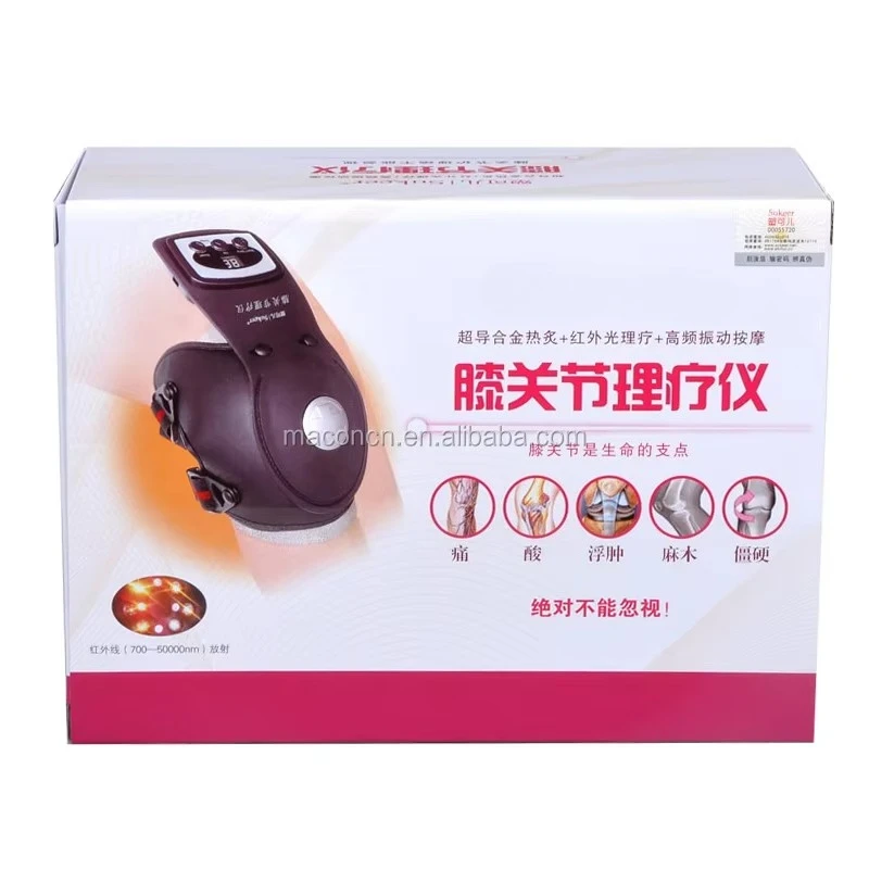 Elektrisches Kniepflege-Massagegerät zur Schmerzlinderung, Infrarot-Physiotherapie, Wärmetherapie für Knie und Körper, elektrisches Fußmassagegerät