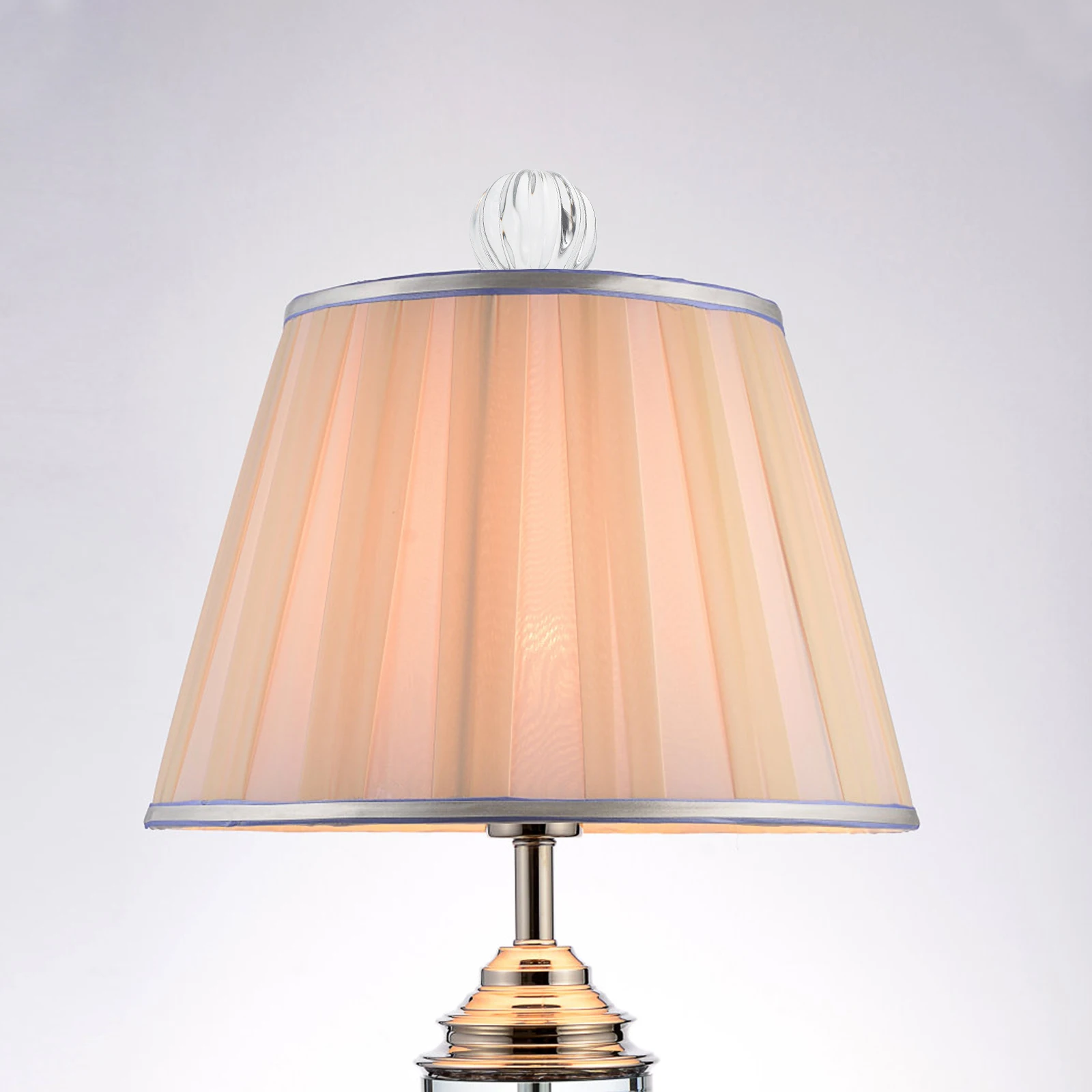 

Crystal Lampshade Finial Light Cover Topper Decoration Accessories Aluminum Alloy DIY Screw Modern Stylish Elegant Lamp