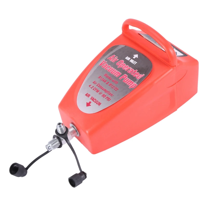 Pneumatic 4.2Cfm Air Operated Vacuum Pump A/C Air Conditioning System Tool Auto-A07G