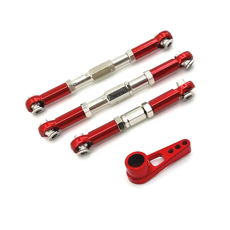 

Metal Upgrade Steering Pull Rod Linkage Servo Arm For WLtoys 1/10 104016 104018 104009 RC Car Parts