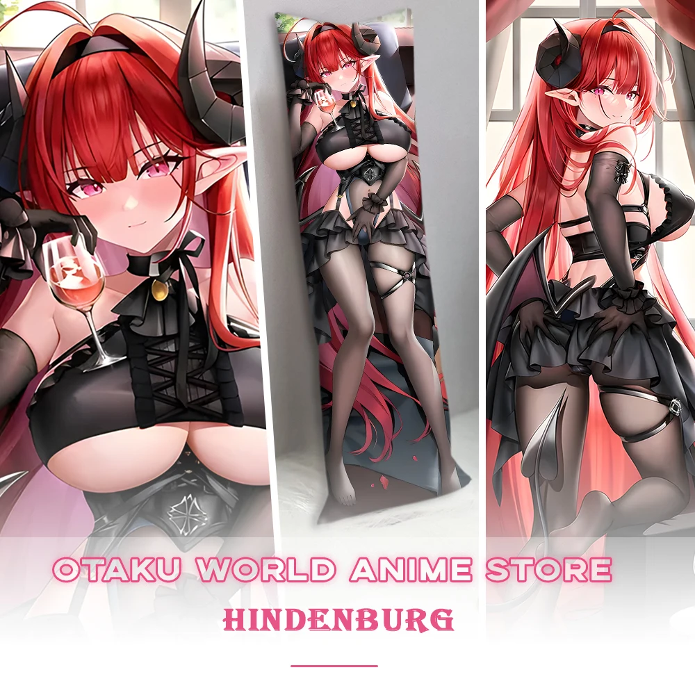 Dakimakura Game Azur Lane Hindenburg Bedding Pillowcase Fullbody Cosplay Props Anime Hindenburg Customized Throw Pillow Cover