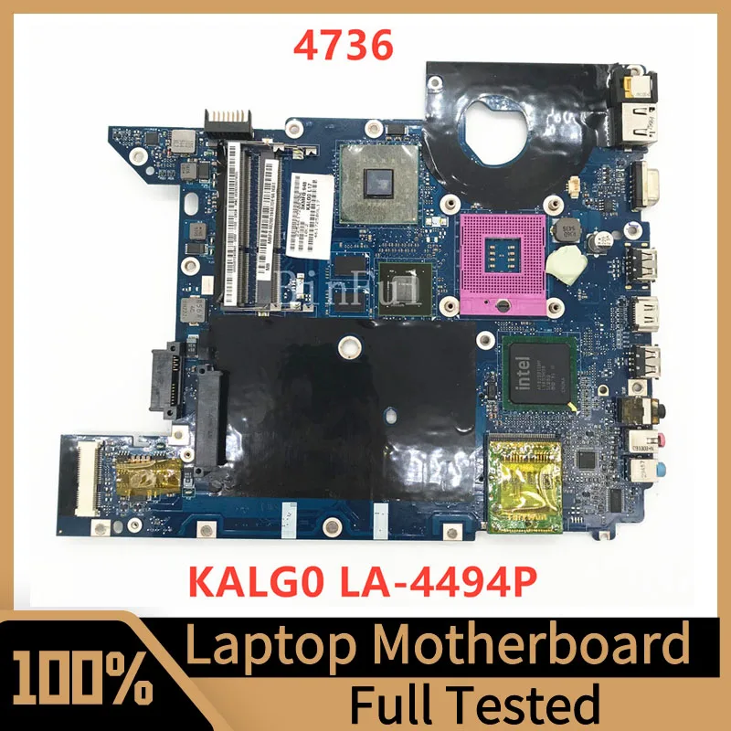 

Системная плата KALG0 LA-4494P для ноутбука Acer Aspire 4736 4736Z 4736G, материнская плата для ноутбука N10M-GE1-S DDR3 SLB94 100%, полностью протестирована, хорошо работает