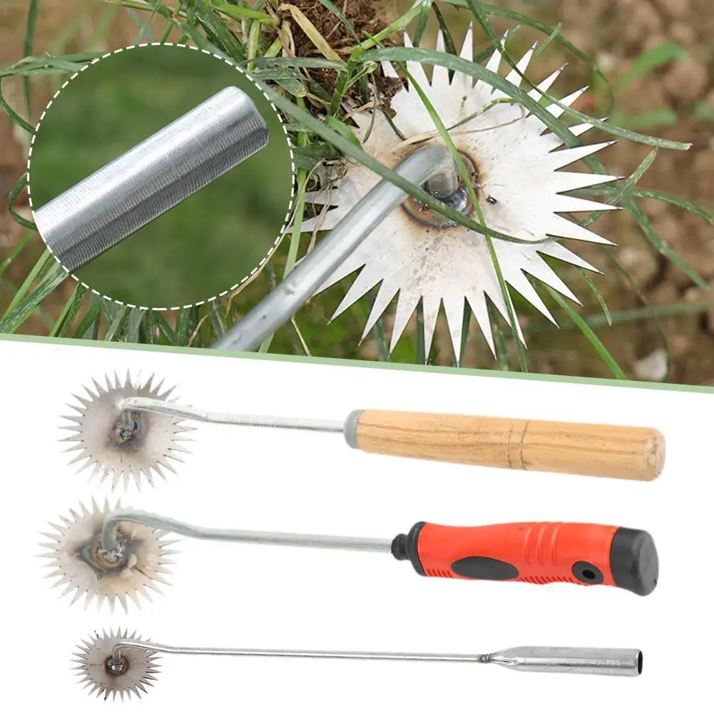 Sunflower Weed Puller Long Handle No Bend Root Remover Stick Multifunction Gardening Hand Weeder Tool Manual for Garden Yard