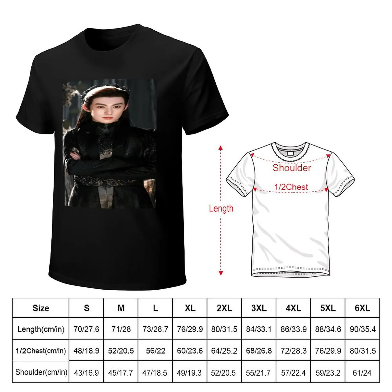 Love between fairy and devil 2022 T-Shirt man clothes Personalized t-shirt anime t shirts tee shirts