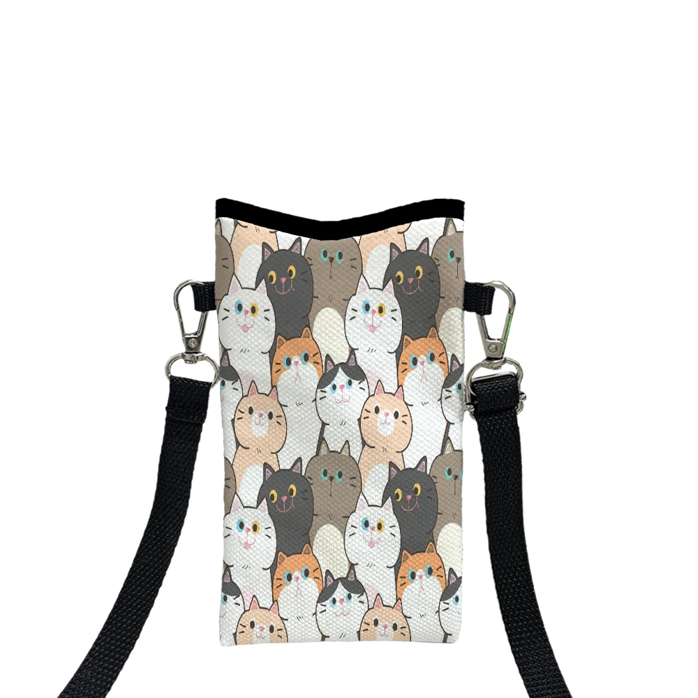 

Cute Animals Print Phone Bag Adjustable and Detachable Strap Designed Exclusively for Women Bag Convertible Shoulder Bag3.6