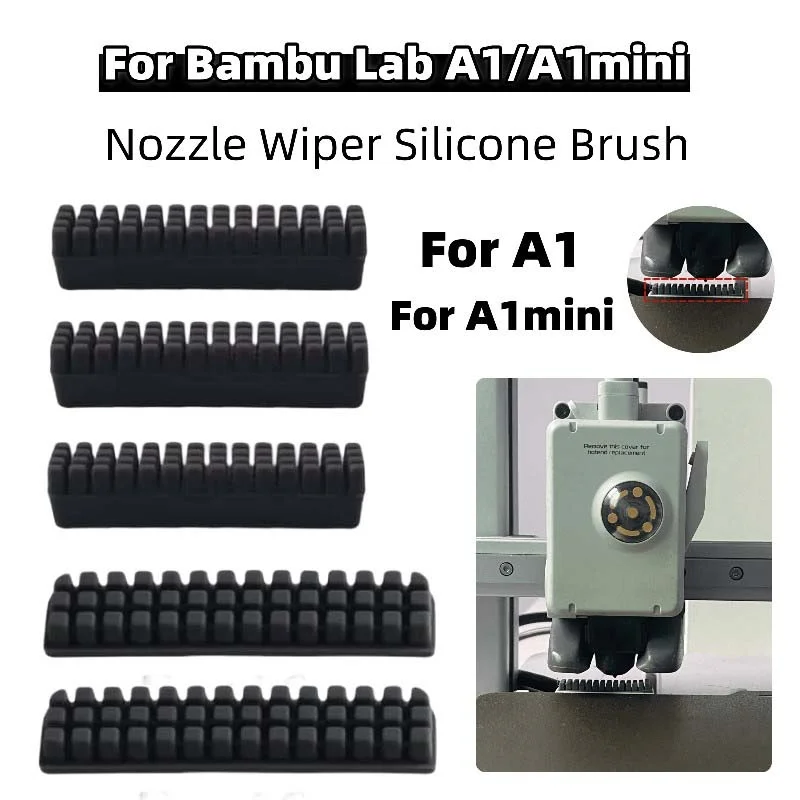 

For Bambu Lab A1 Series 3D Printer Parts Nozzle Wiping Kit Efficient Cleaning Tool For Bambu A1/ A1 Mini 3D Printer Accessories