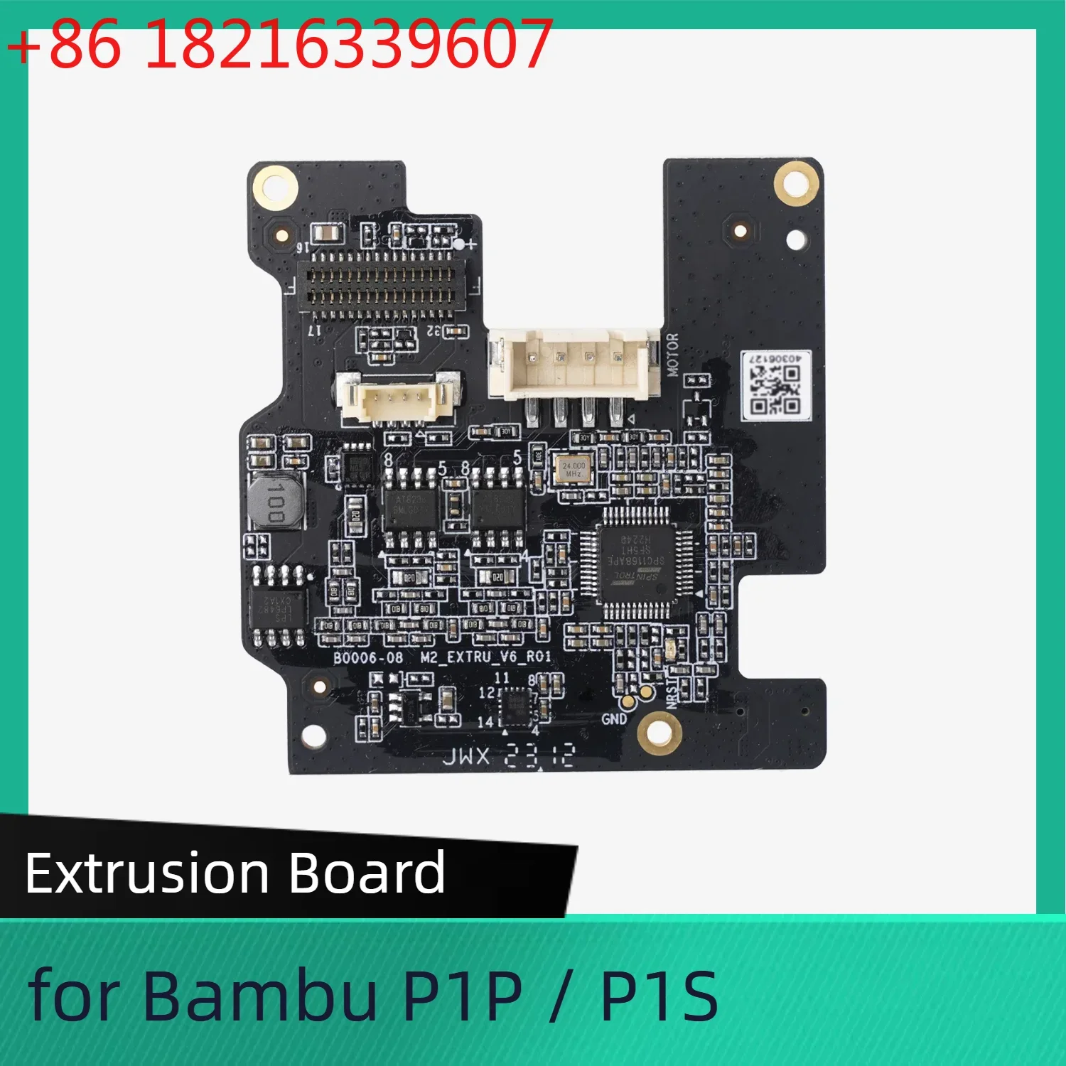 for BambuLab P1 Series Extrusion Motherboard Main Circuit Board for Bambu P1P Extruder Board for Bambu P1S 3D Printer Accessory