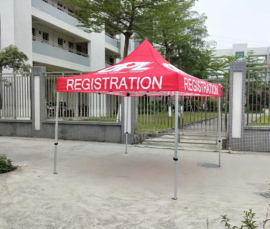 Custom Pop‑up Gazebo Tent Canopy 10x10 with Logo Personalized Tradesho Trade Show Advertising Party Folding No Frame