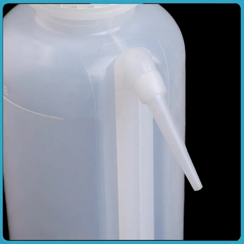 Plastic Wash Bottle Laboratory LDPE Squeeze Measuring Bottle For Lab Use Integrated Body & Separating Tube 500ml Wide Caliber