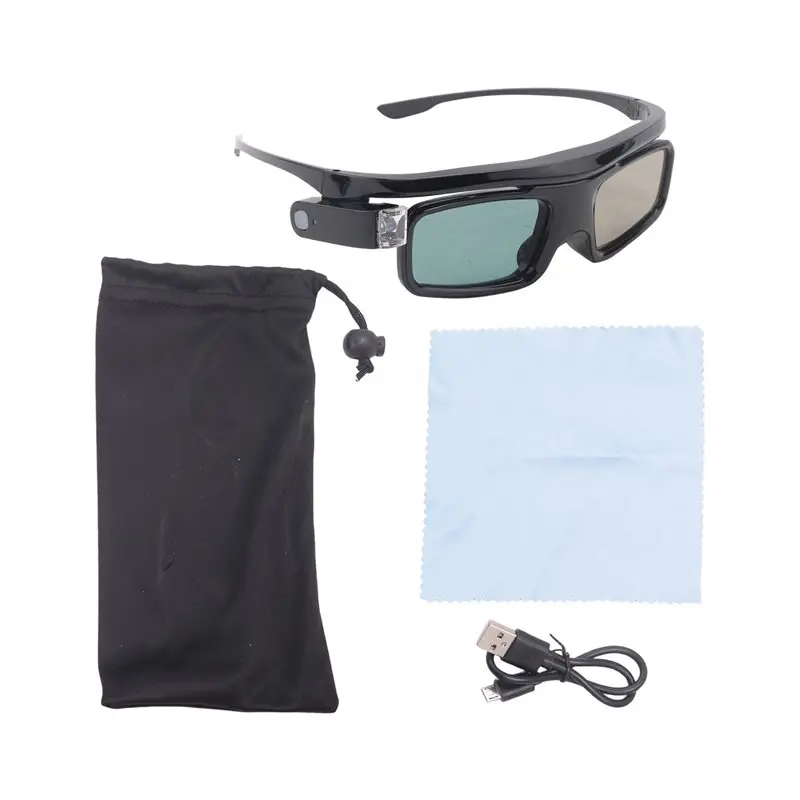 

GL1800 3D Glasses For DLP 3D Projector UFO P19 P20 U30 U70 U50 U90 R17 R19 R20 DLP-Link Active Shutter Real 3D Shocking