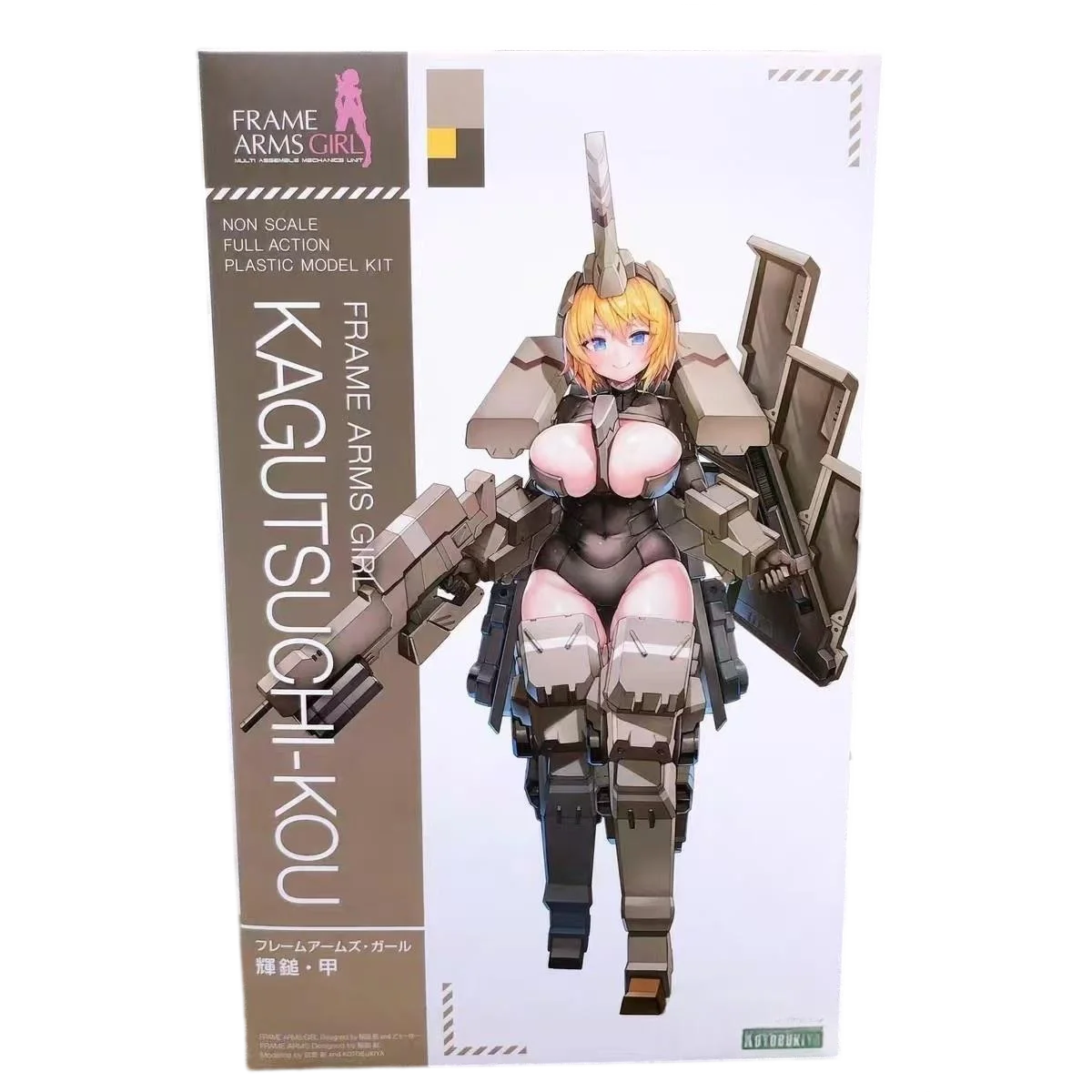 Op voorraad: originele Kotobukiya Frame Arms Girl Kagutsuchi-Kou FG071 PVC 17 cm, animefiguur, verzamelobject, displayfiguur.