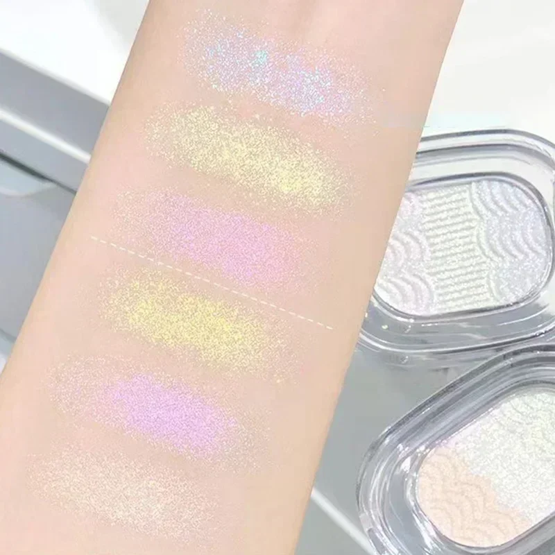 Heallor-paleta de sombras de ojos, 1 piezas, superpurpurina, gradiente, Diamante nacarado, gusano de seda, sombra de ojos púrpura brillante, brillo de ojos M