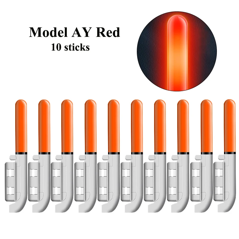 10PCS Luminous Light Sticks Electronic Tools Ocean Fishing Tackle  Bright Sea Accessories