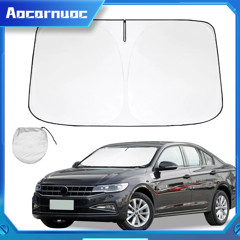 

For Volkswagen VW Bora Jetta Vento MK4 MK5 MK6 MK7 Car Window Sunshade Cover Sun Shade Windshield Visor Protector Windscreen