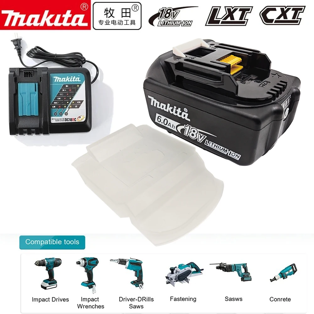 

New Original Makita 18V Battery 6Ah/5Ah//3Ah Power Tool BL1830B BL1850B BL1850 BL1840 BL1860 BL1815 Replacement Li-ion Battery