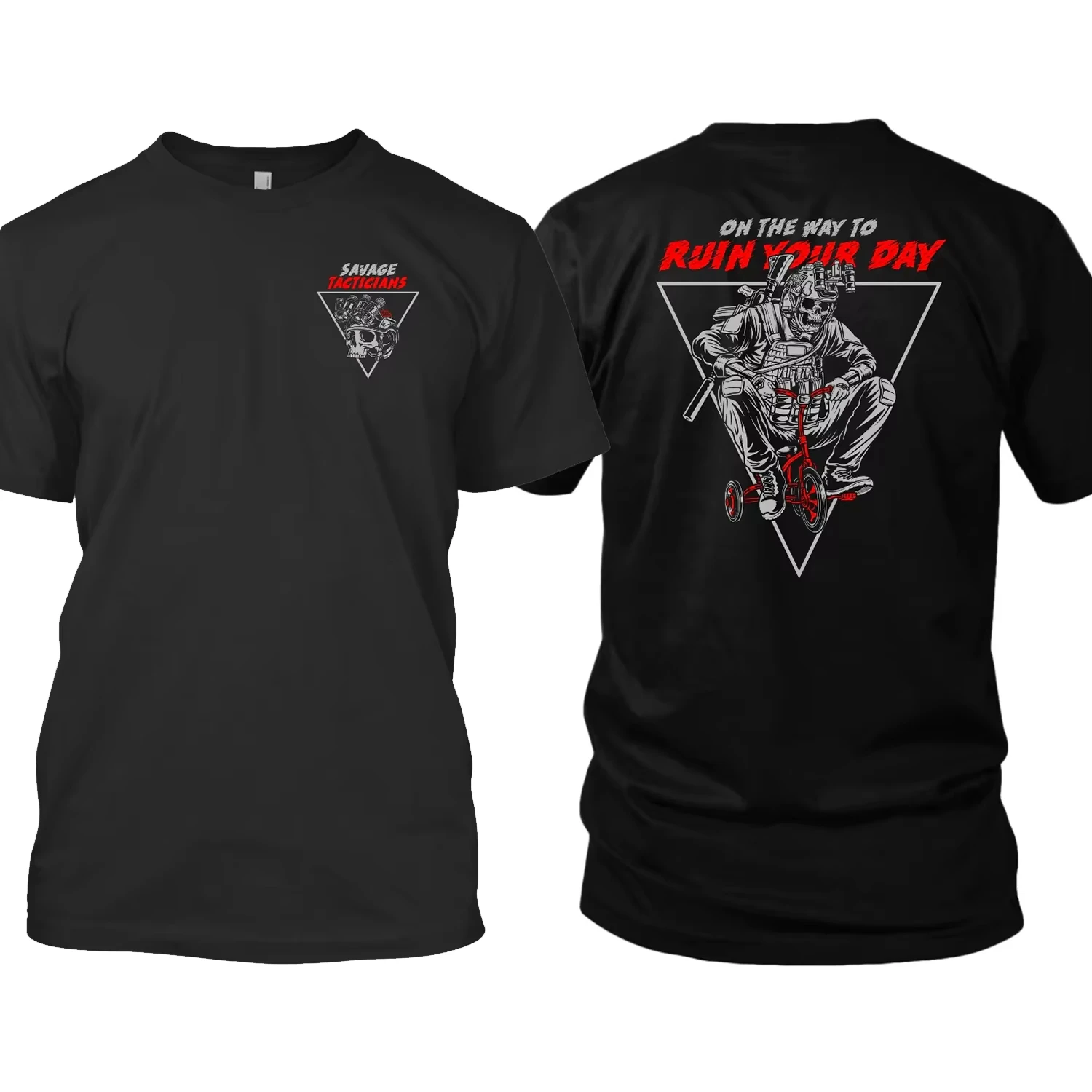 2026 Men Clothes Oversize Tactical T-Shirts Streetwear Cotton Loose Tops Breathable Casual Tee Military Enthusiast