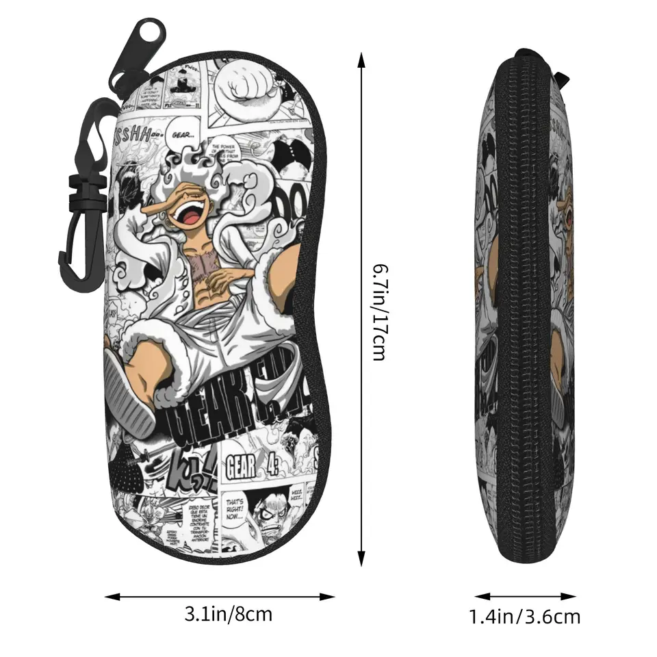 One Piece Glasses Case Unisex Anti-Fall Accessories Luffy Japanese