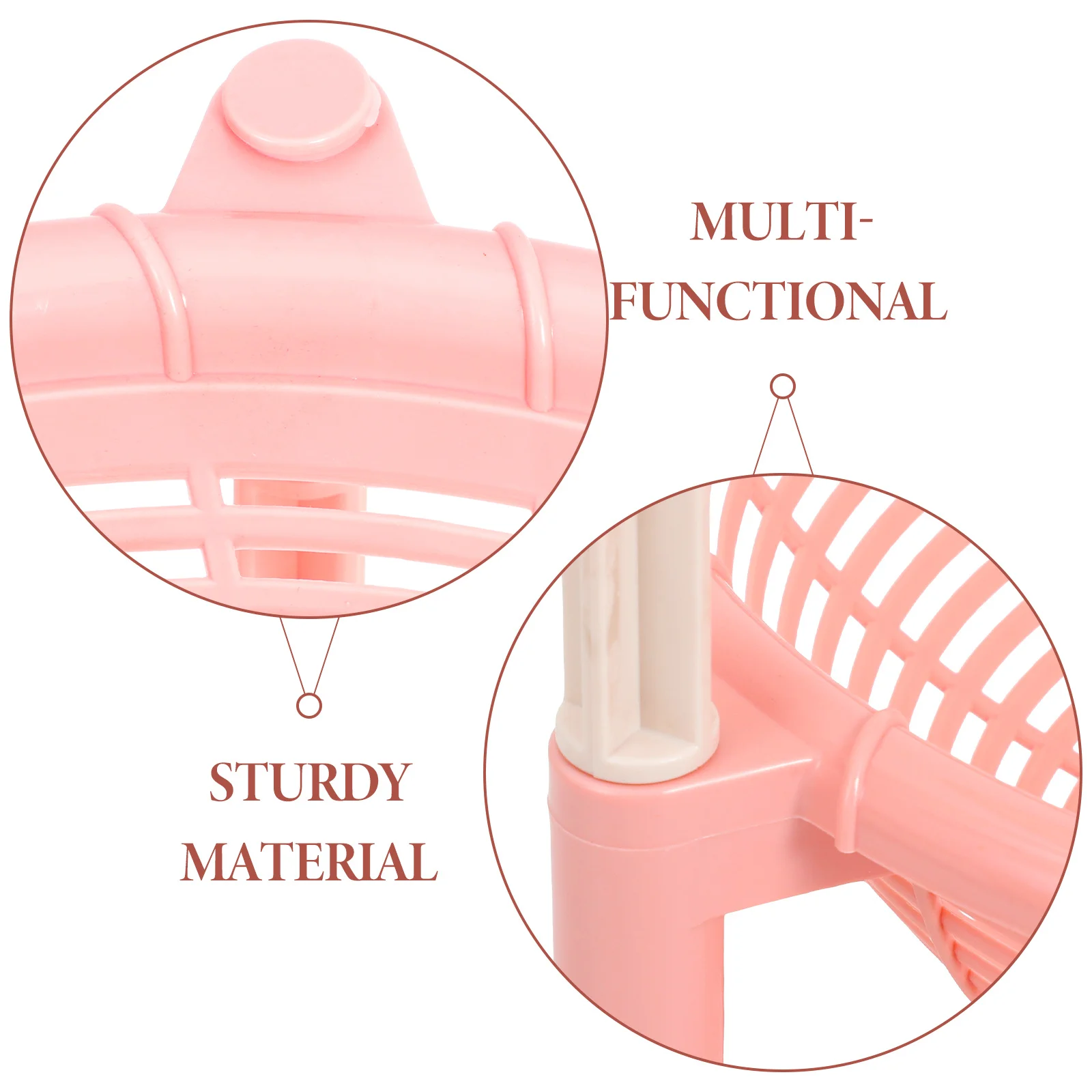 

1 pc Multi-Layer Storage Rack Kitchen Organizer Pp Material Drainage Holes Vegetable Basket For Home Bathroom Living Room