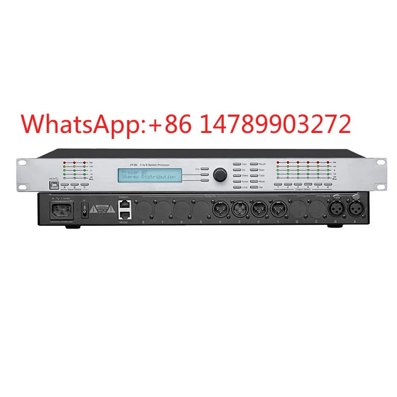 4 Channel Digital Processor Stereo Mono Output Live Stream Stage Equipment