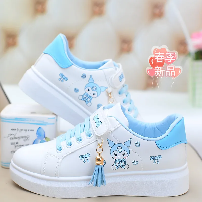 Kawaii Kuromi Board Shoes Cute Cinnamorol Sport Shoes Women Tennis Shoes Girls Casual Sneakers Anime Basket Shoes Size 28-40