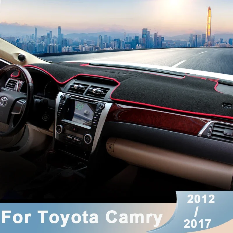 

3D Car Dashboard Mats Avoid Light Pad Instrument Panel Protection Carpets For Toyota Camry XV50 2012 2013 2014 2015 2016 2017