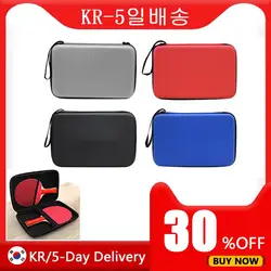 Gourd-shaped Red Table Tennis Racket Case Paddle Carry Bag For Two Paddles Waterproof Shockproof Table Tennis Paddle Case