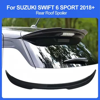Pro SUZUKI SWIFT 6 SPORT 2018+ Zadní střešní spoiler, křídlo, ABS plast, lesklý černý hatchback, příslušenství pro úpravu automobilu 12 nejlepší prodej Zadní spoiler Suzuki Swift - №4