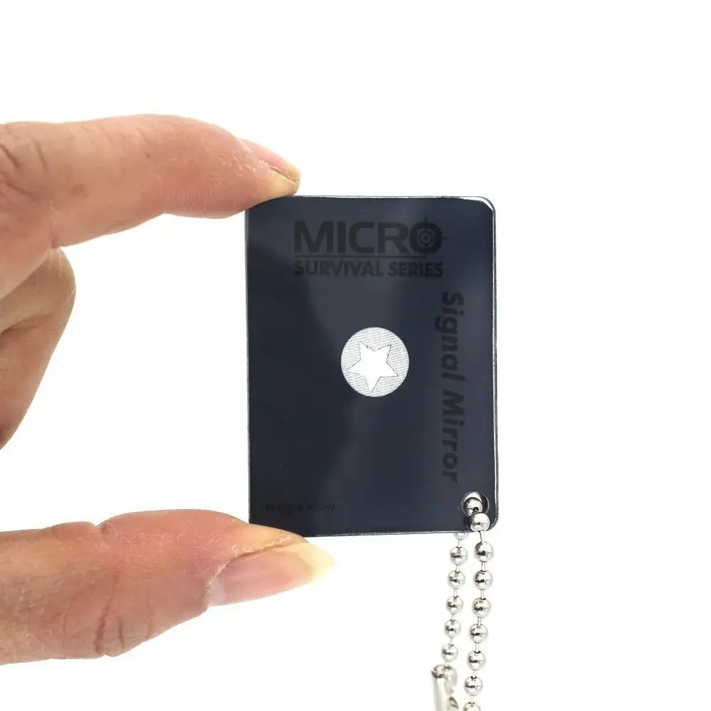 

Reflective Outdoor Signal Mirror Multifunction Practical Rescue Mirror Daylight Traval Survival Mirror Outdoor Device