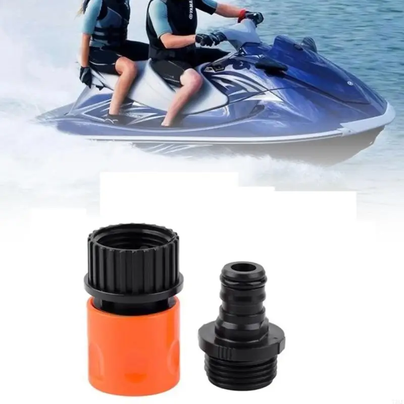 T3LF Leakproof Watercrafts Water Pipe Adapter for Sea Doo BRP Fast PWC Cleaning Care