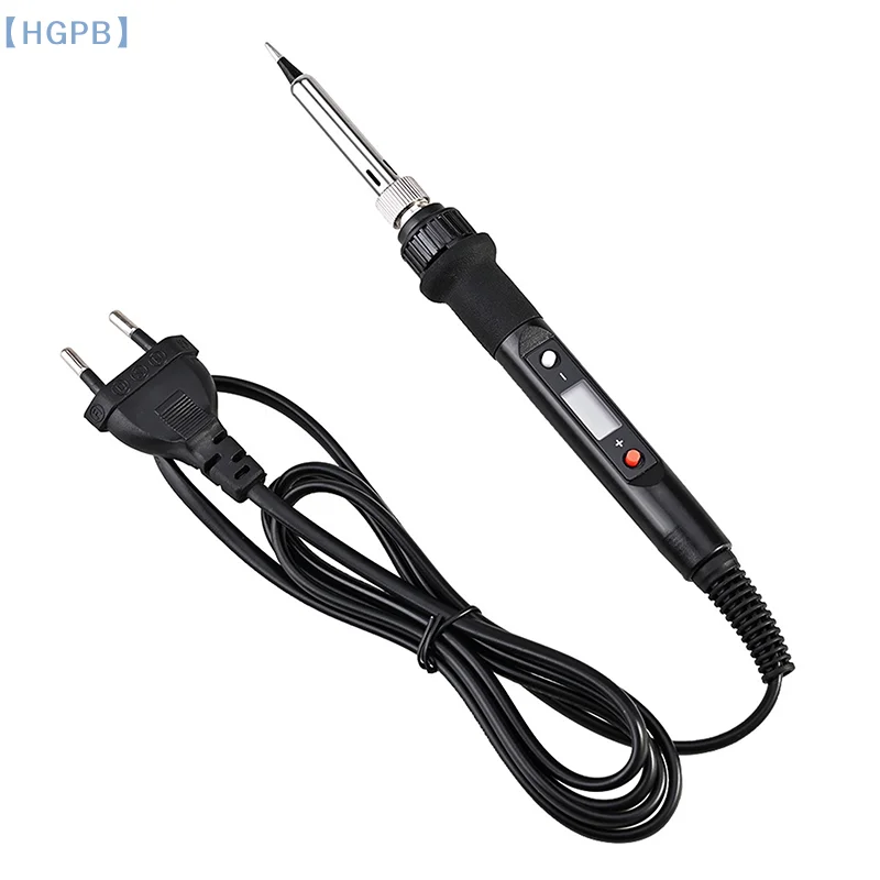 1 Set Digital Soldering Iron 80W With ON/OFF Switch Adjustable Temperature LCD Welding Tools Ceramic Heater Soldering Tips
